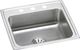 Elkay Lustertone® Classic Lustrous Satin 22" x 19-1/2" x 10-1/8" 3-Hole Single Bowl Drop-In Sink with Perfect Drain®-0