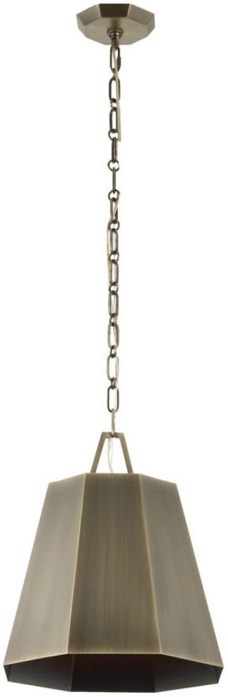Uttermost® Granada Weathered Brass Pendant-3