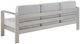 Linon Key Largo Gray Aluminum/Fabric Outdoor Sofa-5