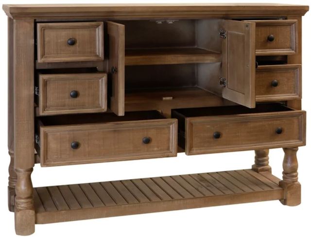 Stylecraft Mailroom Brown Dresser-1