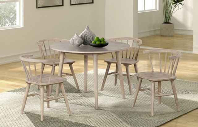 Furniture of America® Yate 2-Piece Natural Oak Dining Side Chair Set-1