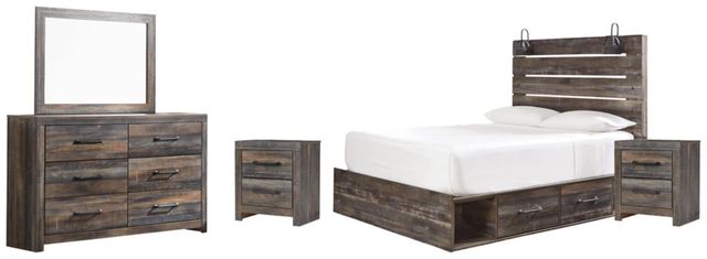 Signature Design by Ashley® Drystan 5-Piece Multi Queen Panel Bed Set-0