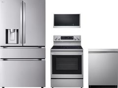 LG 4 Piece PrintProof™ Stainless Steel Kitchen Package