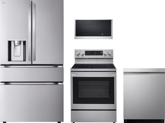 LG 4 Piece PrintProof™ Stainless Steel Kitchen Package-0
