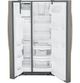 GE® 33" 23.0 Cu. Ft. Fingerprint Resistant Slate Side-by-Side Refrigerator-3