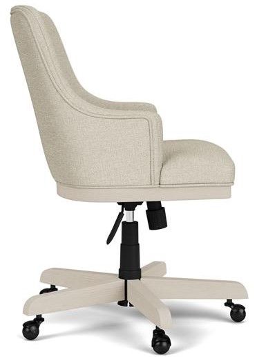 Riverside Furniture Maren Light Gray/White Sand Upholstered Desk Chair-2