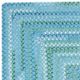 Capel Rugs Sailor Boy Deep Blue Sea 27" x 9' Concentric Rectangle Runner Rug-1