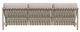 Classic Home Leo Taupe Fabric Outdoor Sofa -5