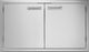 Viking® 5 Series 36" Stainless Steel Outdoor Double Access Doors-0