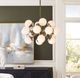 Uttermost® Droplet Gold/White Sputnik Chandelier-1