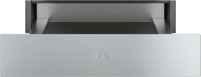 Smeg Classic 24" Fingerprint-Proof Brushed Stainless Steel Storage Drawer