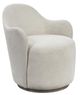 Bernards Trilogy Ivory Barrel Arm Chair-0