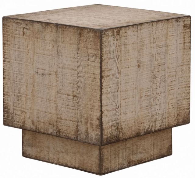 Nest Home Collections Walker Old Wood End Table -0
