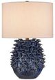 Currey & Company Maitake Dark Blue Table Lamp-1