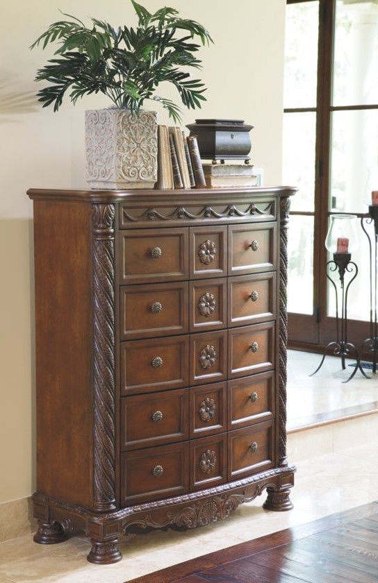 Millennium® By Ashley® North Shore Dark Brown Chest-1