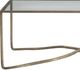 A.R.T. Furniture® Leoni Glass Top Cocktail Table with Bronze Base-1