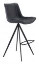 Zuo® Aki Black Set of 2 Bar Chairs-0