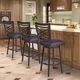 Armen Living Fargo Brown 26" Counter Stool-1
