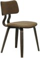 Armen Living Jaguar Espresso/Vintage Dark Brown Dining Chair-0