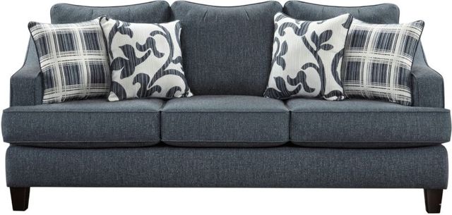 Fusion Furniture Truth or Dare Navy Sleeper Sofa-0