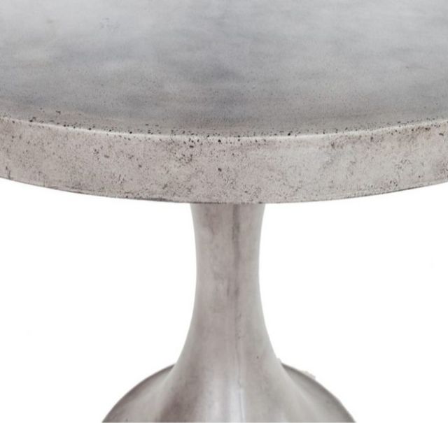 Table extérieur en béton pour salle à manger de Moe's Home Collection Isadora - Gris-1