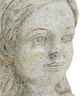 A & B Home Gray Cement Lady Bust Statue with Long Hair-2