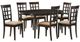 Coaster® Gabriel 7-Piece Beige/Cappuccino Dining Table Set-0
