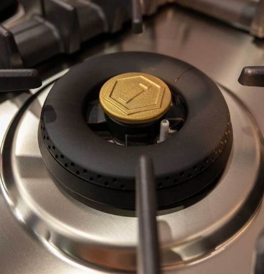 Ilve® Professional Plus II 48'' Stainless Steel Liquid Propane Gas Cooktop with Satin Trim-2