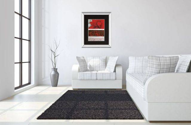 Classy Art Sumptuous Red by Jasmin Zara Copley Mirror Framed Wall Art-2