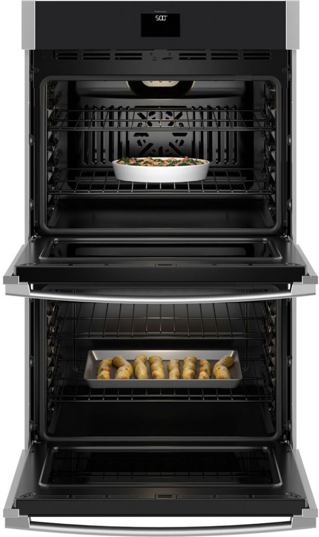 GE® 30" Stainless Steel Double Electric Wall Oven-1