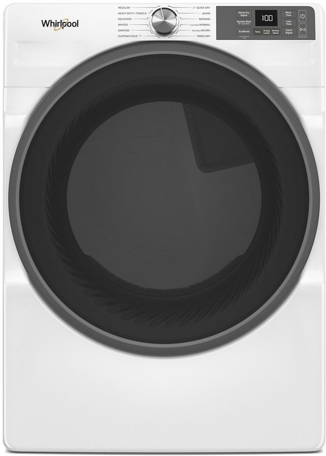 Whirlpool® 7.4 Cu. Ft. White Front Load Gas Dryer