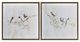 Crestview Collection Feathered Friends 2-Piece White Wall Art-0