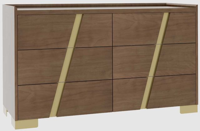 Country View Woodworking Verrado 55" Metal Legs Dresser-0
