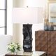 Uttermost® Altaria Satin Black Table Lamp-1