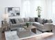 A & W Custom Furniture 2-Piece Claremont Putty Sectional-0