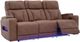 Signature Design by Ashley® Clean-Slate Caramel Power Reclining Sofa with Adjustable Headrest-2