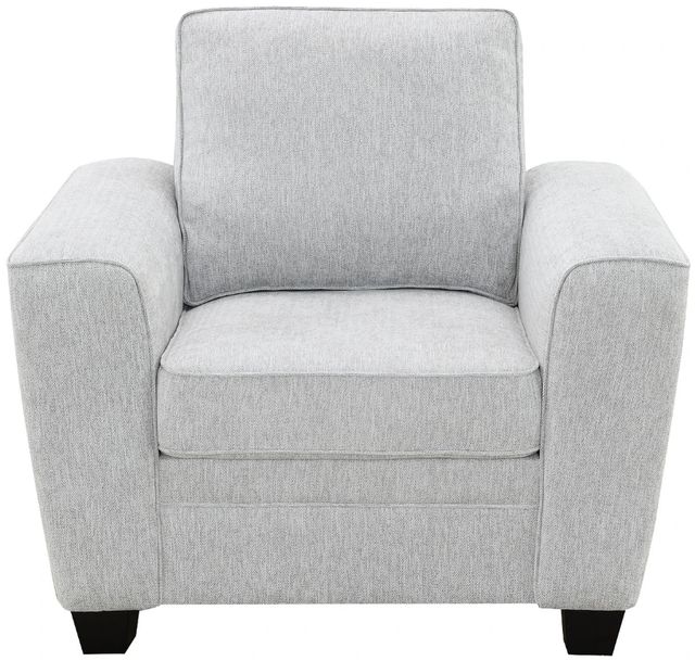 Intercon Ashbury TUP Soft Gray Chenille Ashbury Chair-0