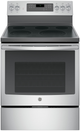 GE® 30" Free Standing Electric Range-Stainless Steel-0
