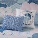 Olliix by Clean Urban Habitat Kids Cloud Blue Full/Queen Printed Comforter Set-2