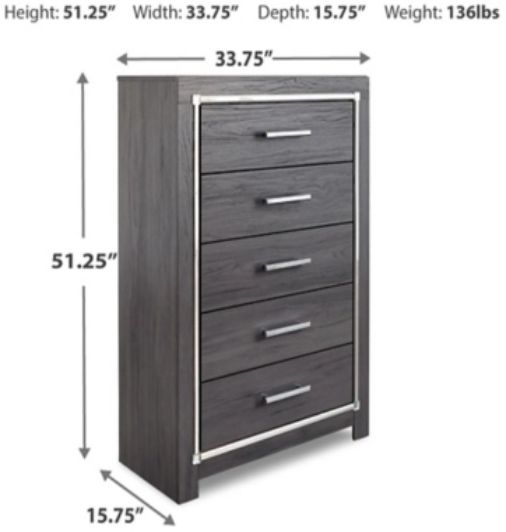 Signature Design by Ashley® Lodanna Gray Drawer Chest-2