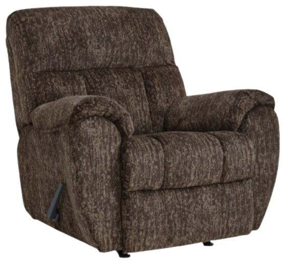 Signature Design by Ashley® Rampant Chocolate Manual Rocker Recliner-0