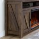 Ameriwood Home Farmington Rustic 60'' Electric Fireplace Media Console-3