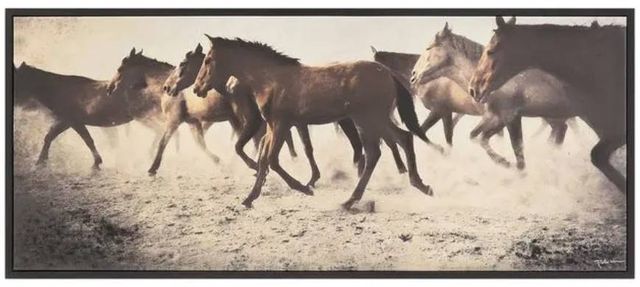 Renwil® Brown Ares Wall Painting-0