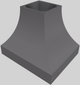 Vent-A-Hood® Designer Series 36" Gunsmoke Island Range Hood-3