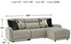 Signature Design by Ashley® Colleyville 3-Piece Stone Right-Arm Facing Power Reclining Sectional and Chaise-2