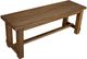 A-America® Anacortes Salvaged Mahogany Bench-0