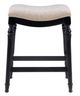 Powell® Lockhart Beige/Black Big and Tall Counter Stool-3