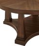 Signature Design by Ashley® Rustic Plains Warm Brown Round Cocktail Table-4