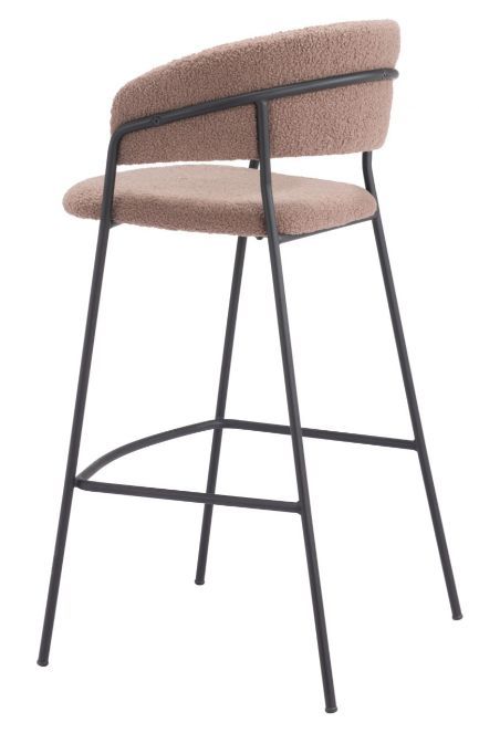 Zuo® Modern Josephine Brown Barstool-3