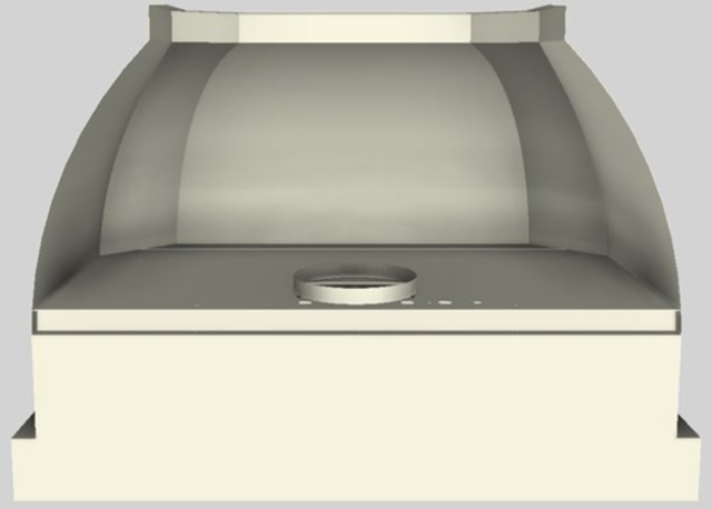 Vent-A-Hood® Designer Series 42" Biscuit Wall Mounted Range Hood-2